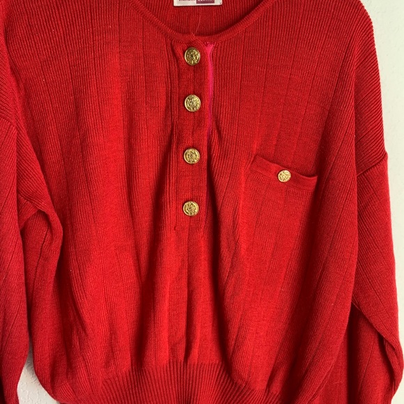 Vintage 90s Sheridan Square Cardigan - Picture 2 of 4